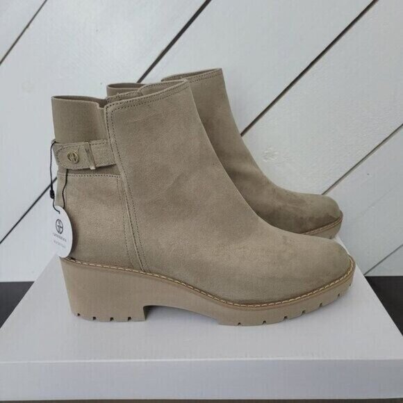 NWT Giani Bernini Veda Womens 10 Faux Suede Ankle Bootie - Picture 1 of 12